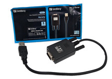 New Sandberg USB to Serial Link, USB-A to 9-pin COM Serial RS232, 30cm