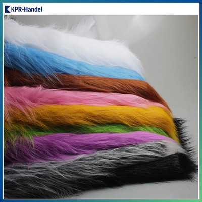Kunstpelz Stoff 50x170 cm schwarz für Basteln, Cosplay, Dekoration