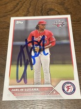 Jarlin Susana Ip Signed 2023 Topps Pro Debut Nationals Prospect GTP