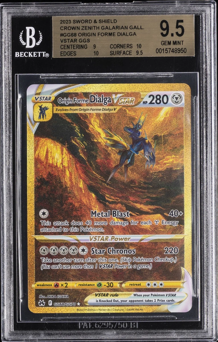 25+ Origin Forme Dialga VSTAR GG68/GG70 Crown Zenith: Galarian