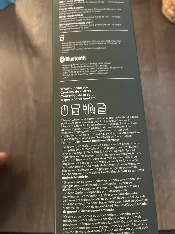 Logitech MX Master 3 Wireless Mouse - Black Bluetooth  Right Handed. - Image 3 of 4