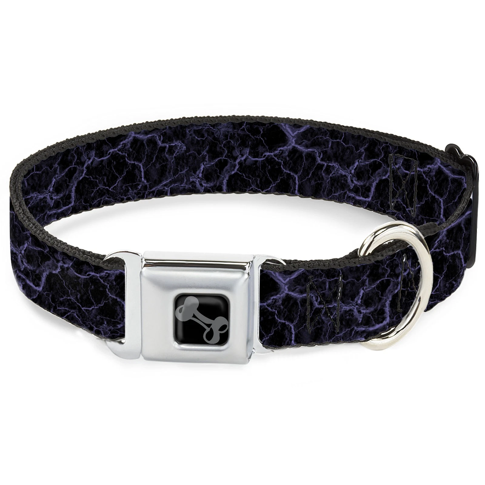 Dog Collar Bone Marble Black/Purple Medium 11-16.5" (US IMPORT)
Opens in a new window or tab