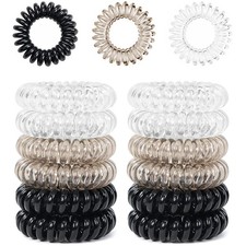12 Pezzi Elastici a Spirale per Capelli Elastici Per Capelli Elastici Capelli
