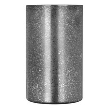 Image of Glitter Effect Wine Cooler Sparkly Silver Bottle Chiller Glamorous Home Bar Deco