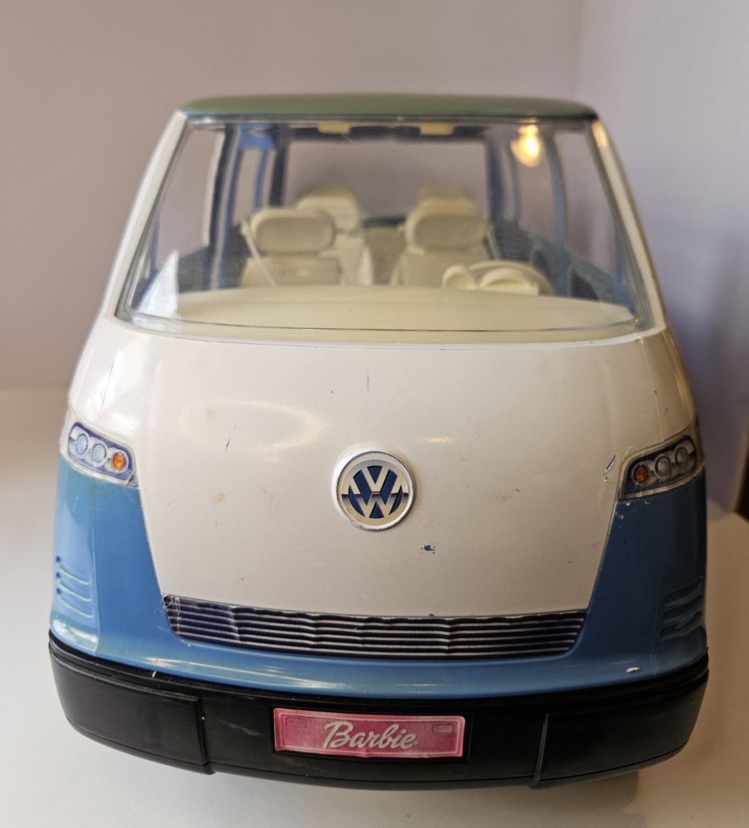 Vintage Barbie Volkswagen Microbus VW Bus Blue Mattel 2002~Please