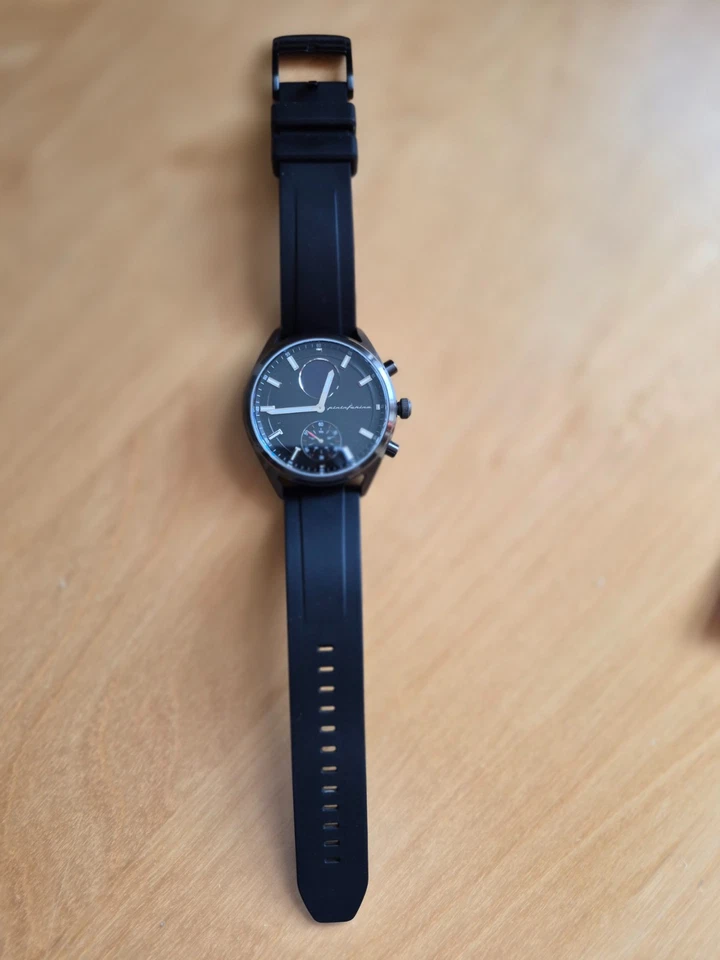 Smartwatch Pininfarina Sintesi Sport Hybrid   Analoguhr mit FKM-Armband, Digital - Bild 2 von 4