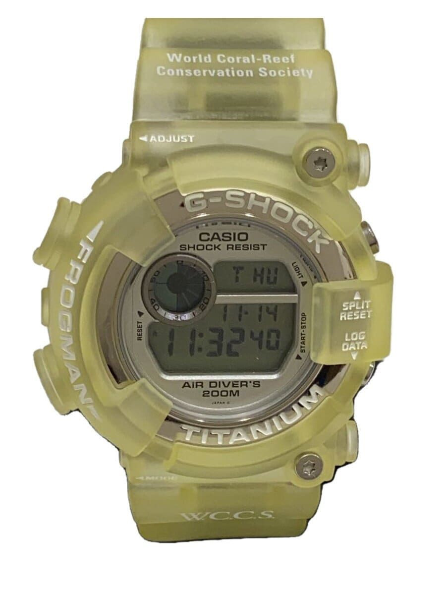 CASIO Men's Quartz Watch G-SHOCK Digital White Gold Frogman CASIO Men's Quartz Watch G-SHOCK Digital White Gold Frogman