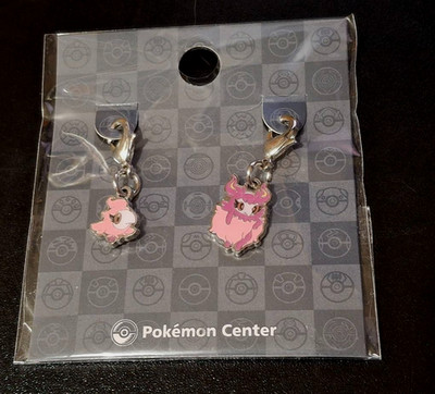Pokemon Center Schlüsselanhänger Charm Clip Spritzee & Aromatisse Official Japan Store