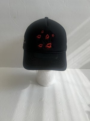 New York Yankees La Ropa Trucker Black Baseball hats With Lips & Kisses SZ OZ
