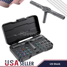 24 in 1 Multifunction Screwdriver Head Set Household Repair Ratchet Wrench