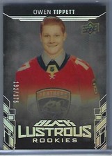 Owen Tippett 17/18 Upper Deck BLACK Lustrous Rookies Auto /175