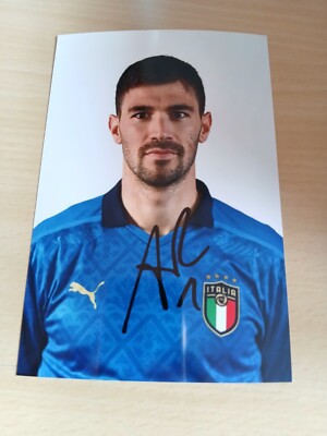 Signiertes Foto Alessio Romagnoli Italien NEU 