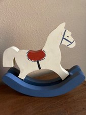 Rocking Horse, Handcrafted, Toy or Nursery Decor Tabletop Size