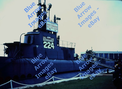 1980 35mm Slides Lot of 10 Cleveland Ohio USS Cod Submarine Skyline JCP #7092