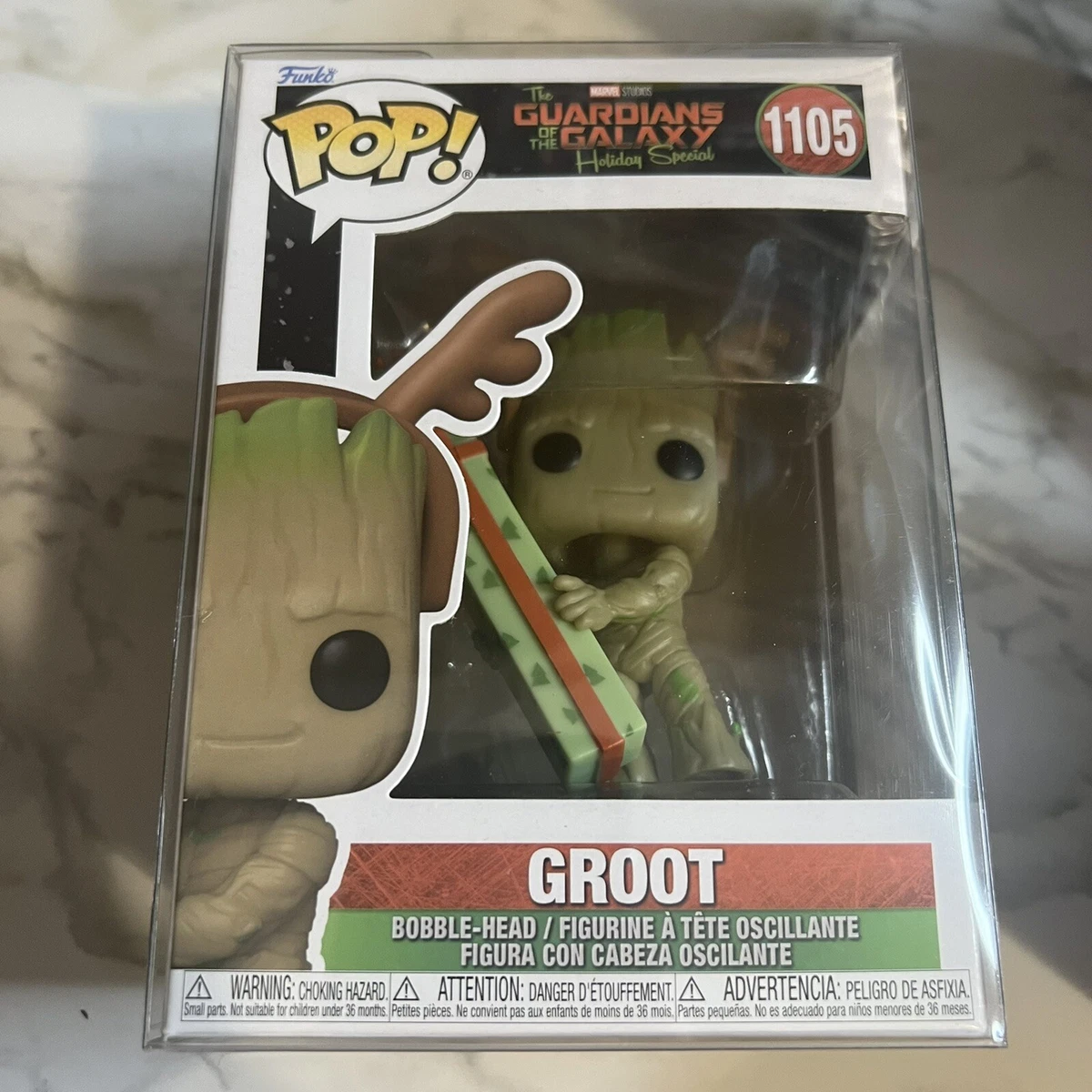 Figurine Pop Groot (The Guardians of the Galaxy Holiday Special) #1105 pas  cher