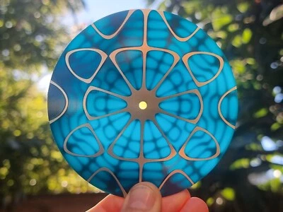 Disque Schumann Harmonics 7.83 Hz / 14.3 Hz cymatique