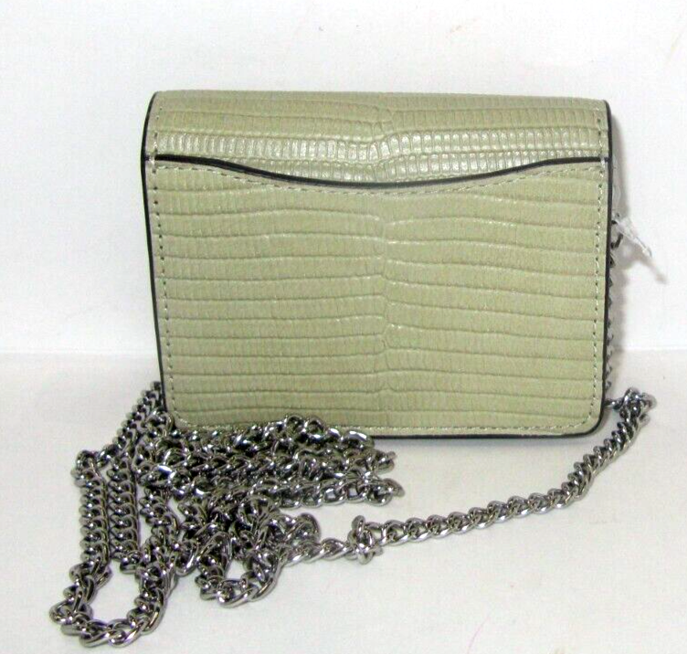 【関税送料込】T-Lock lizard embossed cardholder☆☆ NEW! Genuine Leather Trifold Wallet lizard embossed 6 Credit