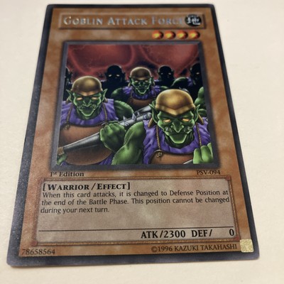 Yu-Gi-Oh! - Goblin Attack Force PSV-094 1st Edition Ultra Rare Holo