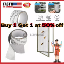 Screen Patch Repair Kit Window Repair Tape Fiberglass Covering Mesh Tool 2" 79"