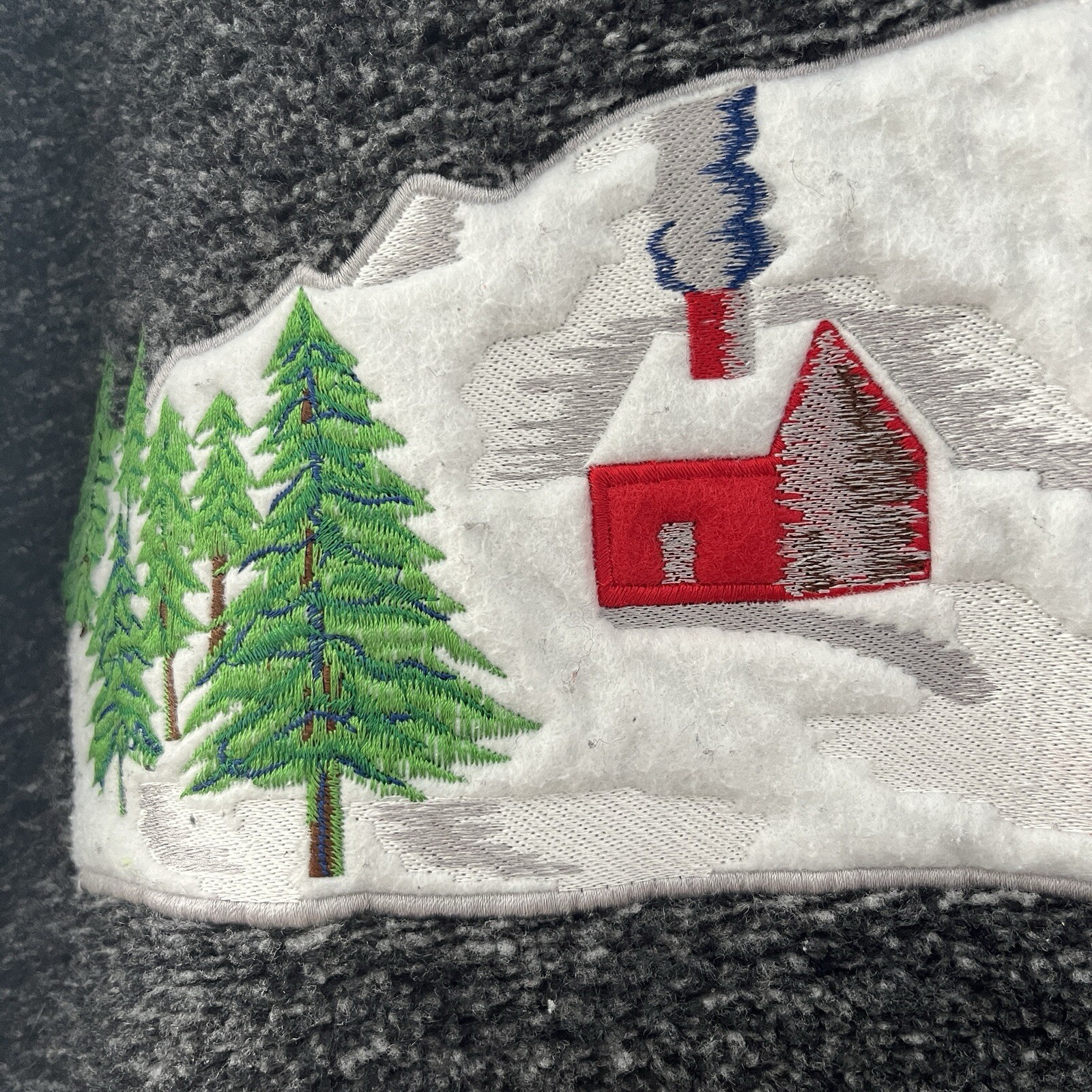 Vintage Active Elements Winter Scene Sweater Pull… - image 8