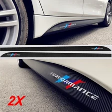 Side Skirt Decal M Performance Carbon Fiber Sticker For BMW 1 3 5 M3 M4 M5 M6 M7