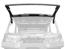 SuperATV Maxdrive Power Flip Glass Windshield for Can-Am Defender/See Fitment