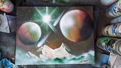 Convergence 12x16 Inch Canvas. Original Work. Signed. 