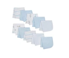 Wonder Nation Baby Boy 10-Pack Light Blue Puppy Terry Washcloths