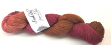 Single Hank Sereknity - Handpainted Sock Options Perfect - Black Forest Fudge