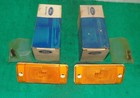 1970-1977 Ford Bronco 1970-1974 E100 E200 E300 Nos Lh+Rh Front Side Marker Lamps