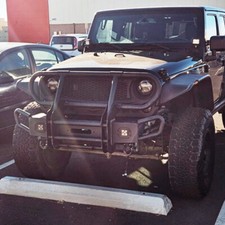 Rock Crawler Front Bumper Grille Guard For 18-25 Jeep Wrangler Jl Gladiator Jt Rock Crawler Front Bumper Grille Guard For 18-25 Jeep Wrangler Jl Gladiator Jt