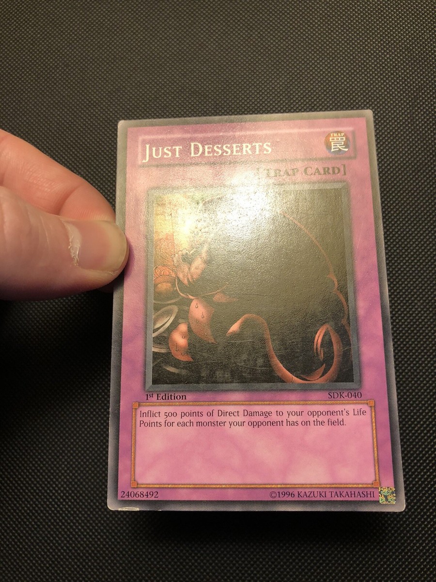 just desserts yugioh card Amazon.com: Yu-Gi-Oh! - Just Desserts (SDK-040) - Starter Deck Kaiba -  Unlimited Edition