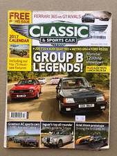 Classic Sports Car December 2016 205 GTI, Metro Audi Quattro, Ford RS200, AC Ace
