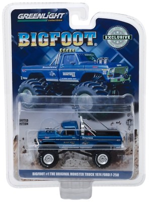 レア 1/64 グリーンライト1974 FORD F-250 BIGFOOT GREENLIGHT 1:64 HOBBY EXCLUSIVE - BIGFOOT #1 THE ORIGINAL
