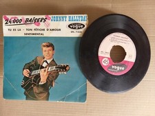 45 Tours Johnny HALLYDAY "24.000 baisers " VOGUE EPL 7834 .
