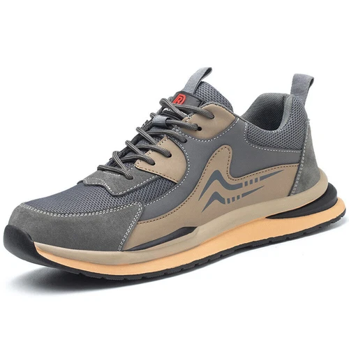 Men/Women Work Trainers Safety Shoes Shoes Cap Toe Safety Steel Trainers UK. - Picture 4 of 15