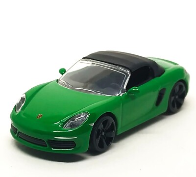 Majorette Porsche 718 Boxster with Roof - Dark Green 1:58 3