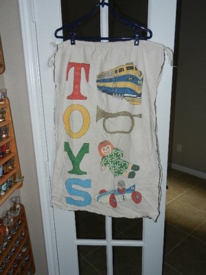 ARTEX VINTAGE TOY BAG - DRAW STRING TO CLOSE 34