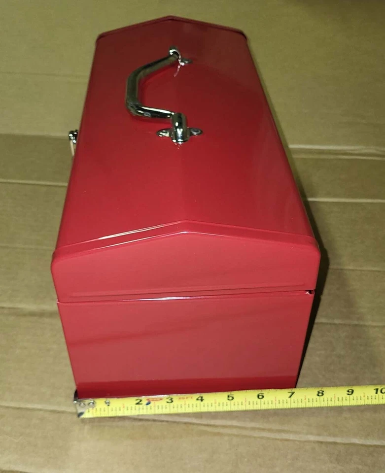 NEW Stack On R-516-2 Classic RED Steel 16" Tool Case Handheld Carry On Tool BOX - Image 3 of 4