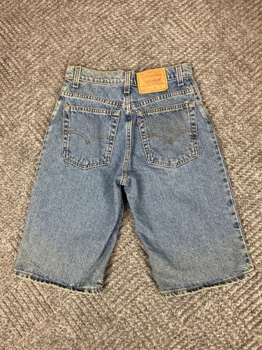Vintage Levis 505 Shorts Women Size 9 Denim Jorts Regular Fit Light Wash NWT - Picture 11 of 13