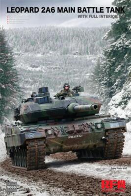 RyeField 1/35 Leopard 2A6 modern German main battle tank full internal structure