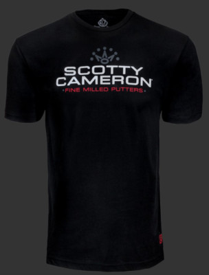 Supa Dupa SOFT Scotty Cameron T-Shirt - Crown Stacked - Black SMALL