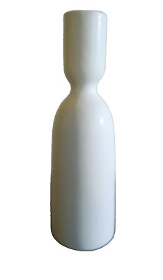 Kerzenhalter SWINGING MALMÖ Porzellan Weiß 18 cm   Für Stabkerzen 22mm   Moderne