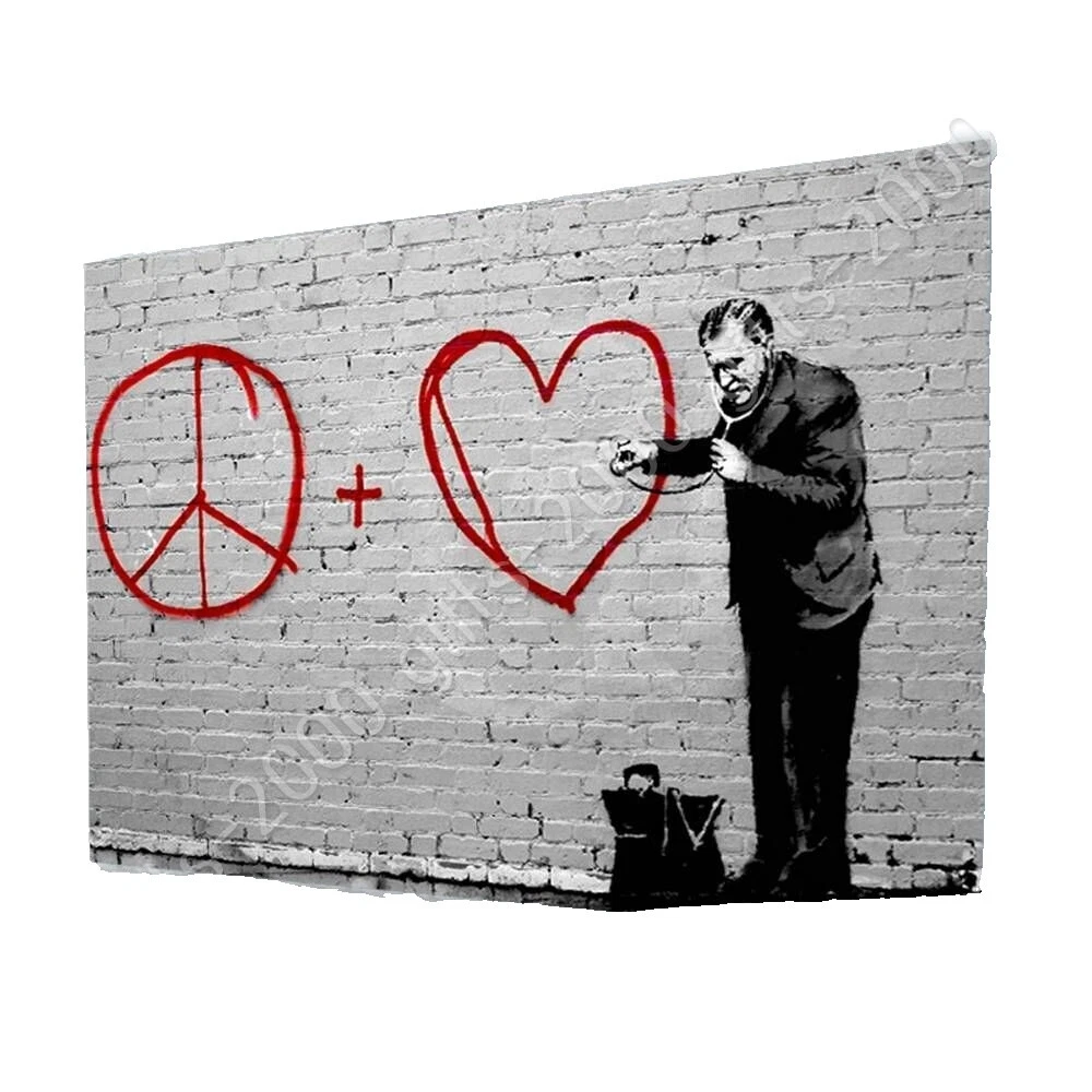 Banksy Paz decoración del hogar giclees y estampados de Iris