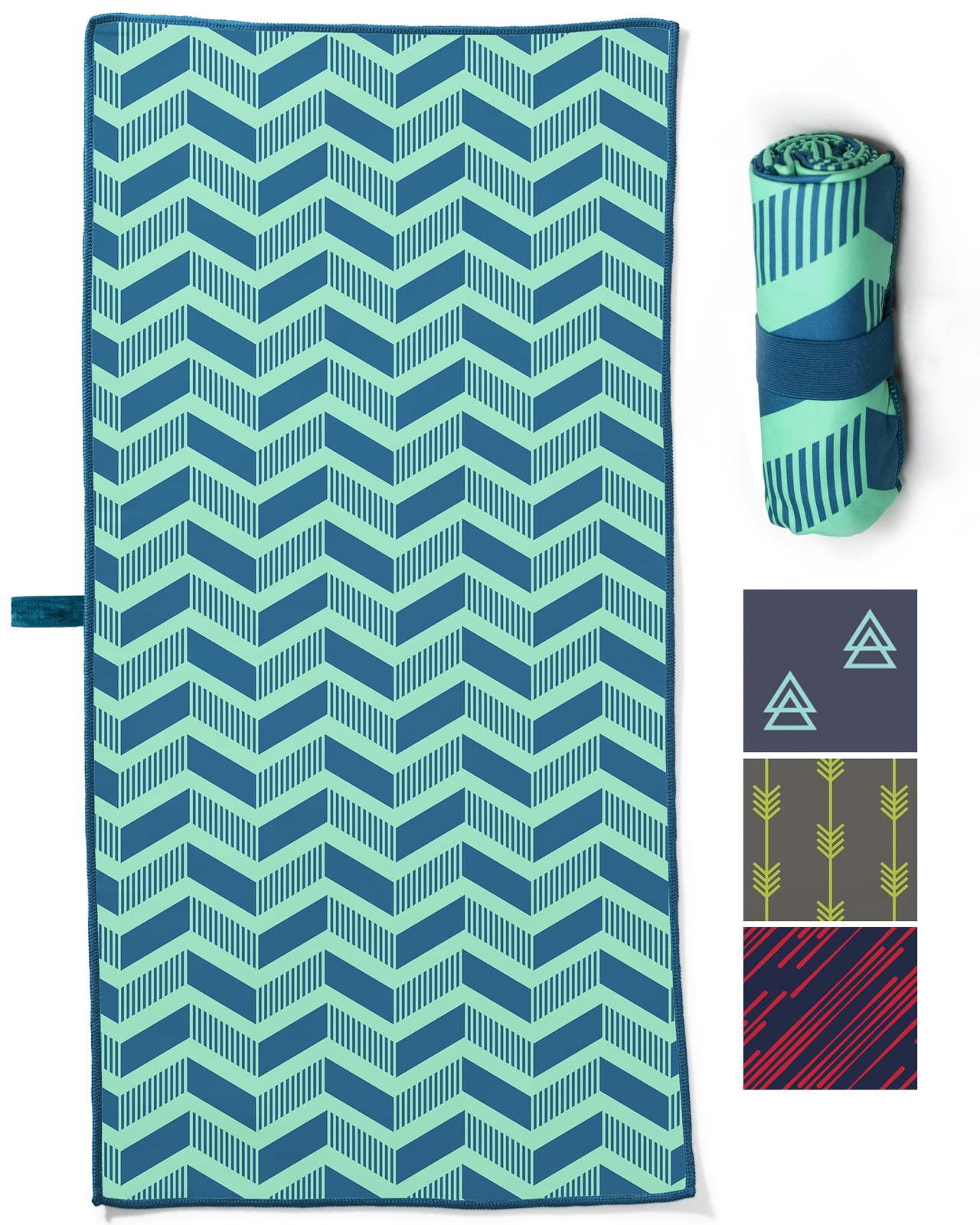 64x30 inch Large Microfiber Beach Towel Quick Dry Odor-Free Swim Towel