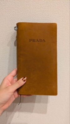 Prada × Traveler's Company Limited Note Book Leather Cover Regular
