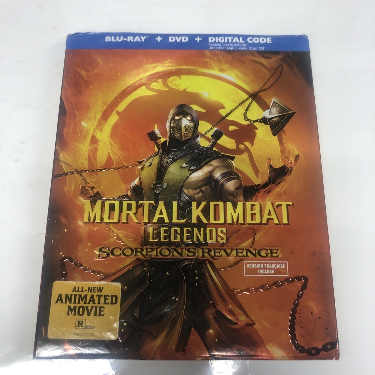 Mortal Kombat Legends: Scorpion's Revenge [Blu-Ray] UK