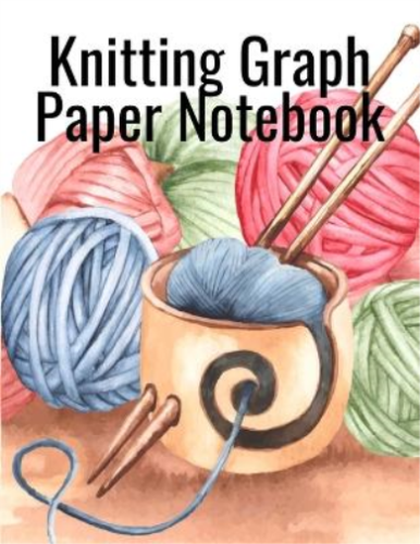 Crafty Needle Knitting Graph Paper Notebook (Poche) - Afbeelding 1 van 1