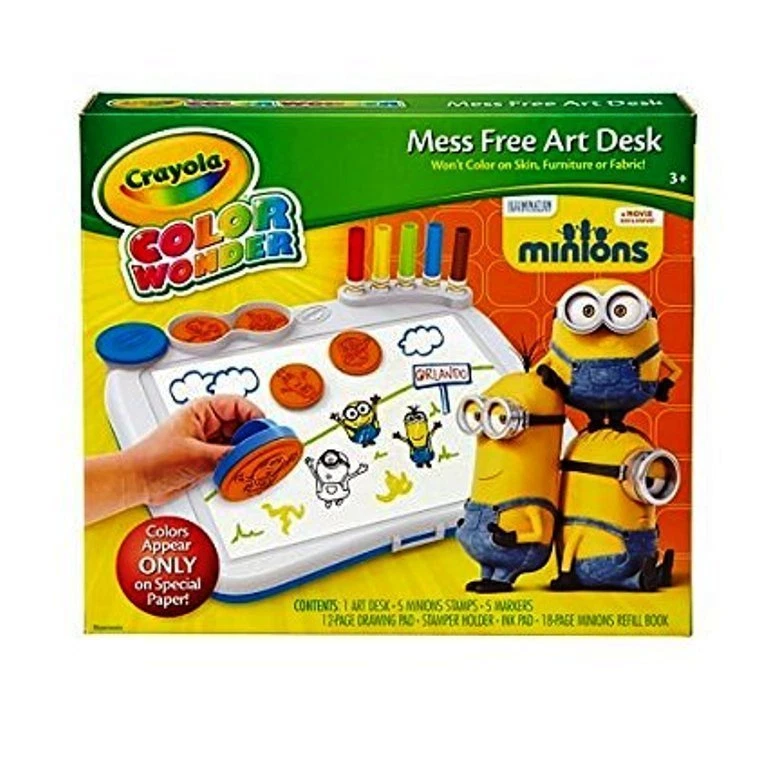 Crayola art desk with stamps hotsell
