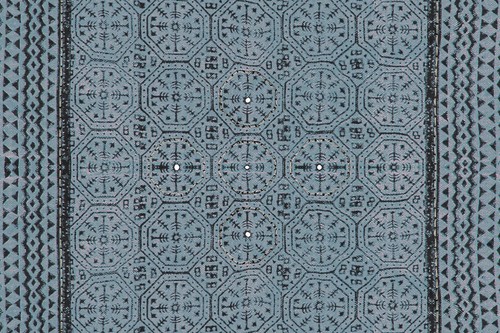 Grey Cotton Kilim Rug Handmade Carpet Geometric Area Rug Doormat Bohemian 4x6 ft - Picture 7 of 8